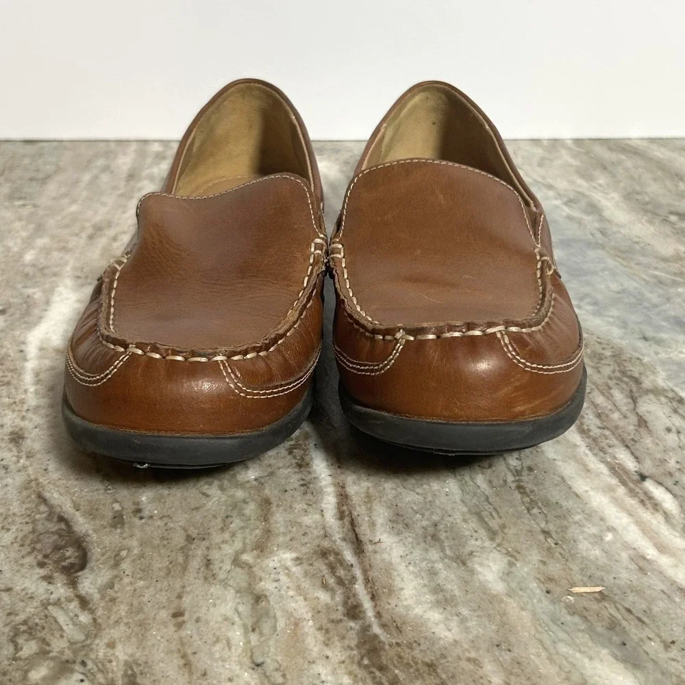 Kids Johnston & Murphy Locklin Venetian Leather Loafer. Size 5M.
